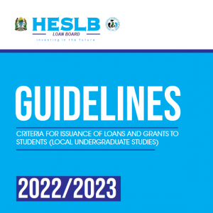 HESLB Loan Application Guidelines 2022/23 Academic Year