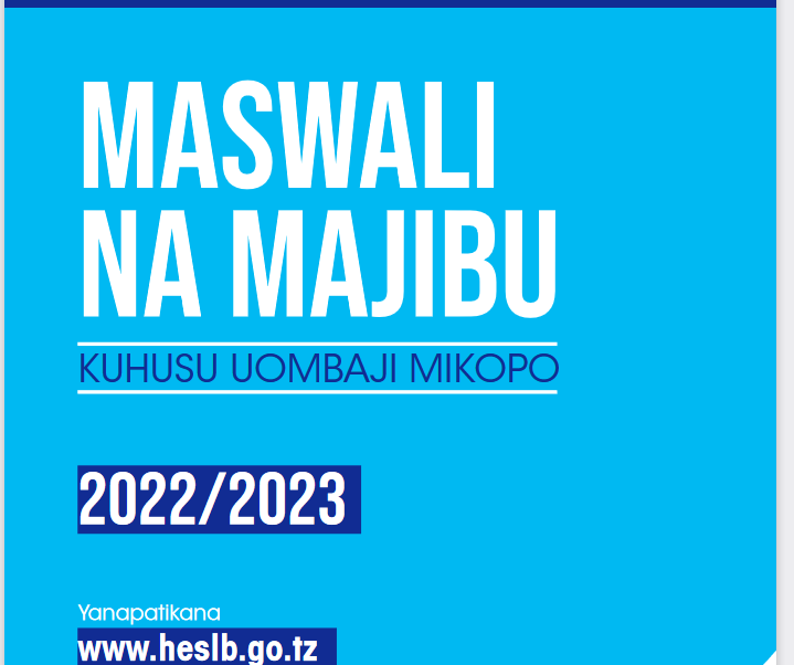 HESLB Question and Answers about Loan Application 2022