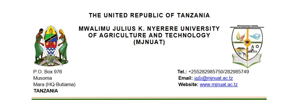 Jobs at Mwalimu Julius K. Nyerere University of Agriculture and Technology (MJNUAT)