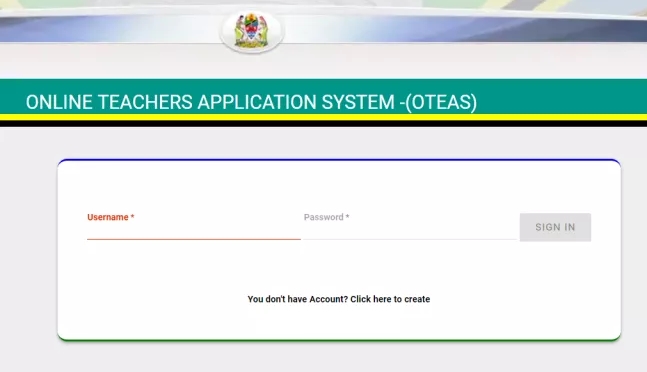 OTEAS Ajira za Walimu Online Teachers Application System 2023/2024