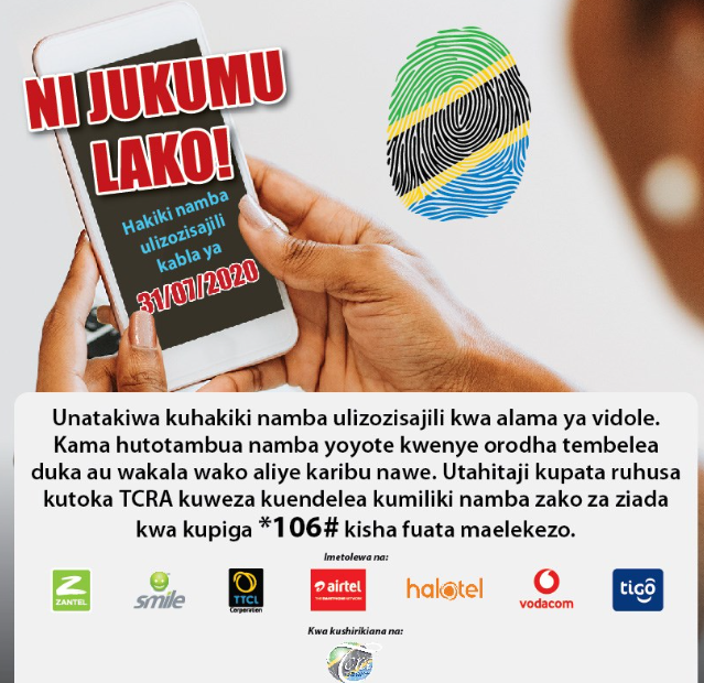 Jinsi Ya Kuhakiki Namba Ya Simu Vodacom, Tigo, Halotel, Airtel & TTCL