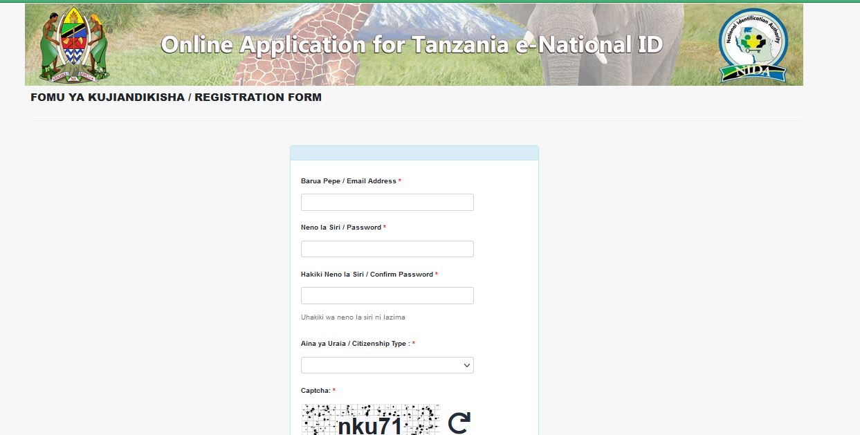 NIDA Online Application and Registration