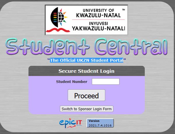 The Official UKZN Student Central Portal