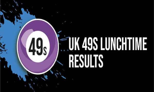 UK49s Lunchtime Results Tuesday 9 May 2023