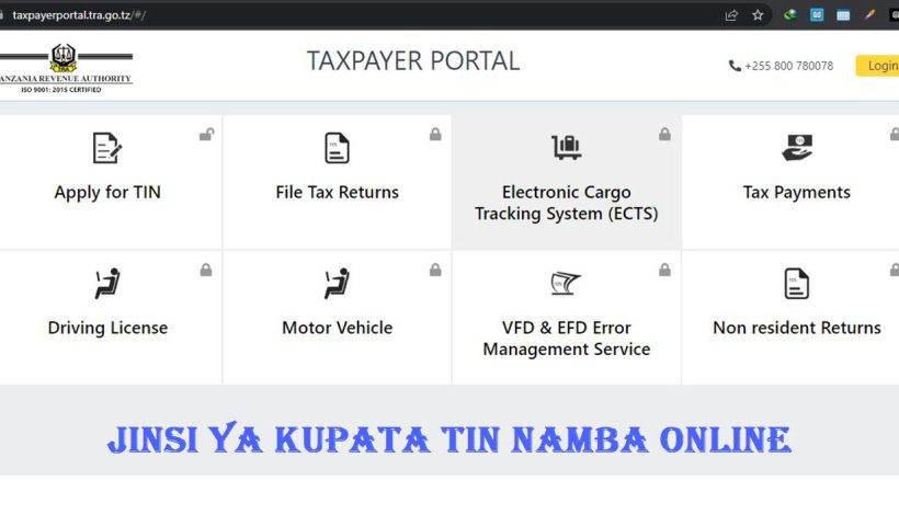 Jinsi ya Kupata TIN Namba Online Tanzania